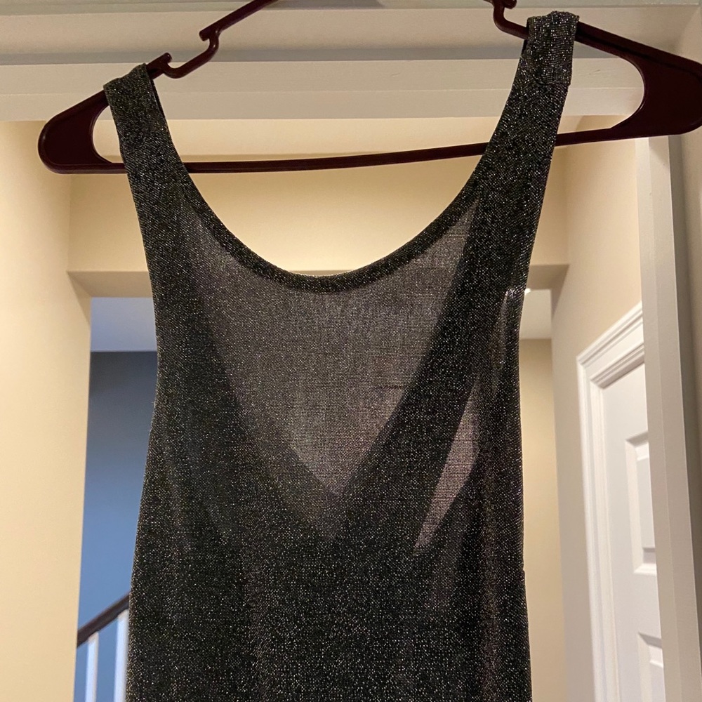 Long Silver Party Dress - Picture 6 of 8